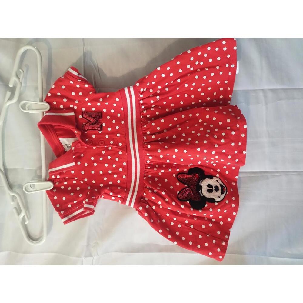Disney Store Minnie Mouse polkadot Baby Dress